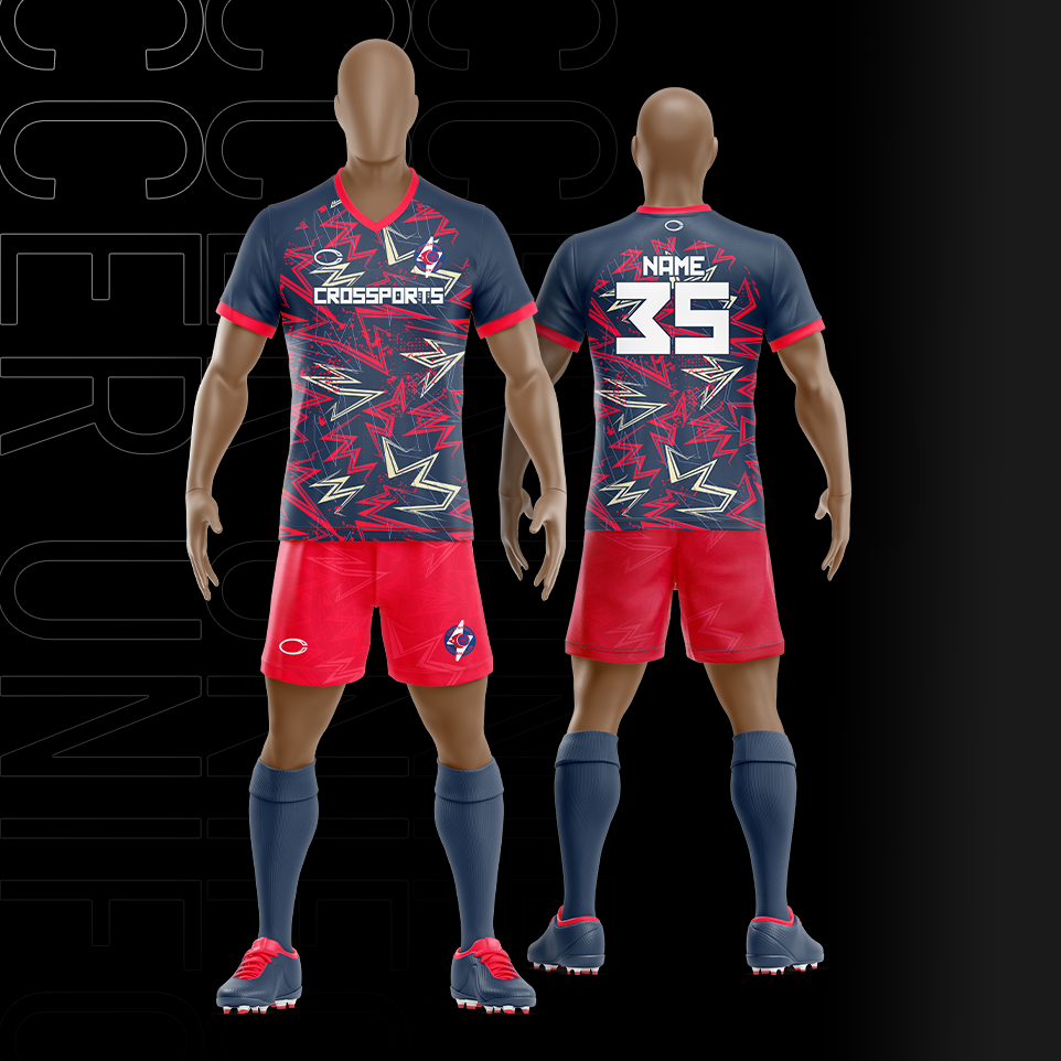 Custom soccer uniform details